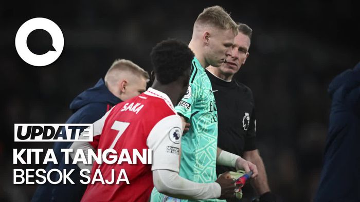 Arteta Ogah Bahas Ramsdale yang Ditendang Fans Spurs