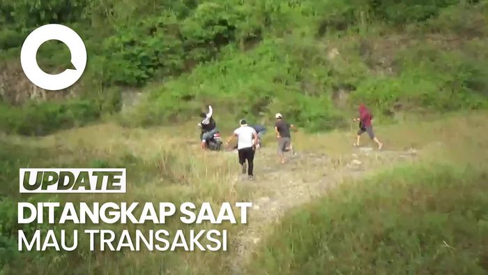 Dor! Tembakan Peringatan Warnai Penangkapan Kurir Sabu di Pinrang