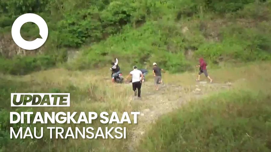Dor! Tembakan Peringatan Warnai Penangkapan Kurir Sabu di Pinrang