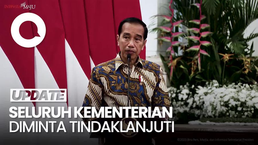 Soal Pelanggaran HAM Berat, Jokowi Minta Kementerian Tindaklanjuti