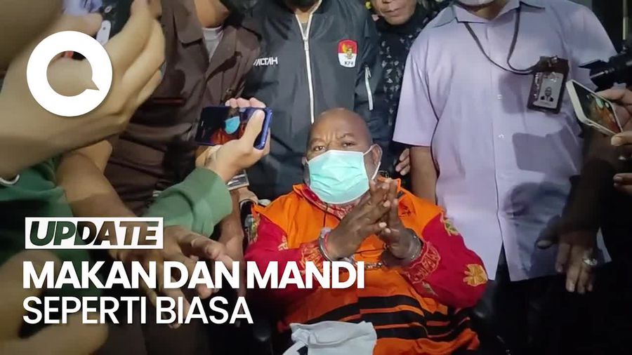 KPK: Kondisi Lukas Enembe Sehat dan Beraktivitas Normal di Tahanan