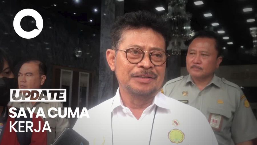 Jawaban Syahrul Yasin Limpo usai Didesak Mundur PDIP Dari Mentan