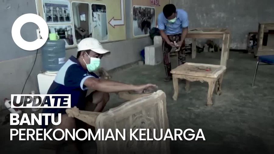 Top! Warga Binaan Lapas di Parepare Produksi Mebel, Banjir Pesanan