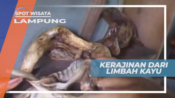 Limbah Kayu yang Disulap Menjadi Kerajinan Bernilai Jual, Lampung