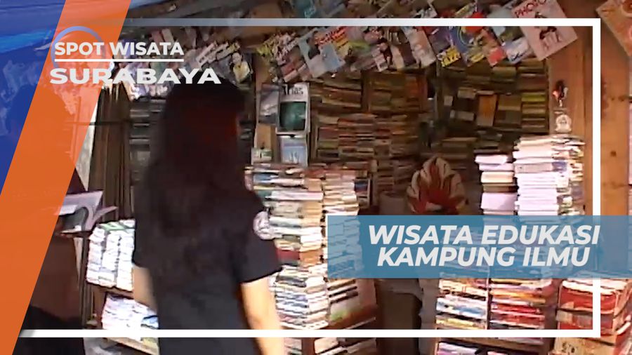 Kampung Ilmu, Pusatnya Sega;a Macam Jenis Buku, Surabaya
