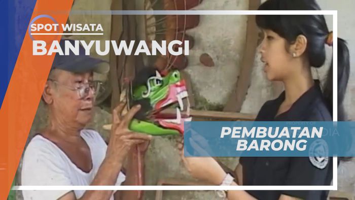 Melihat dari Dekat Proses Pembuatan Topeng Barong Khas Banyuwangi