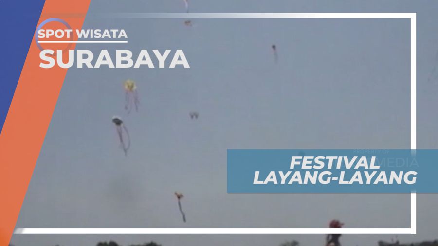 Meriahnya Festival Layang-layang Menghiasi Langit Kota Pahlawan, Surabaya