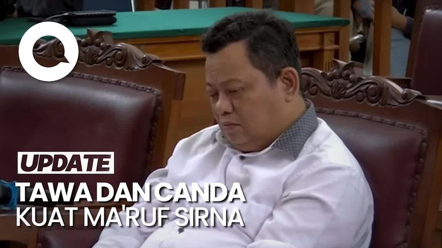 Tawa Kuat Maruf Sirna Saat Dituntut 8 Tahun Penjara
