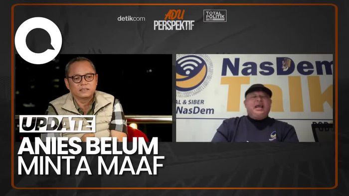 Debat Panas Politisi PDIP-NasDem soal Dosa Anies di Pilgub DKI 2017