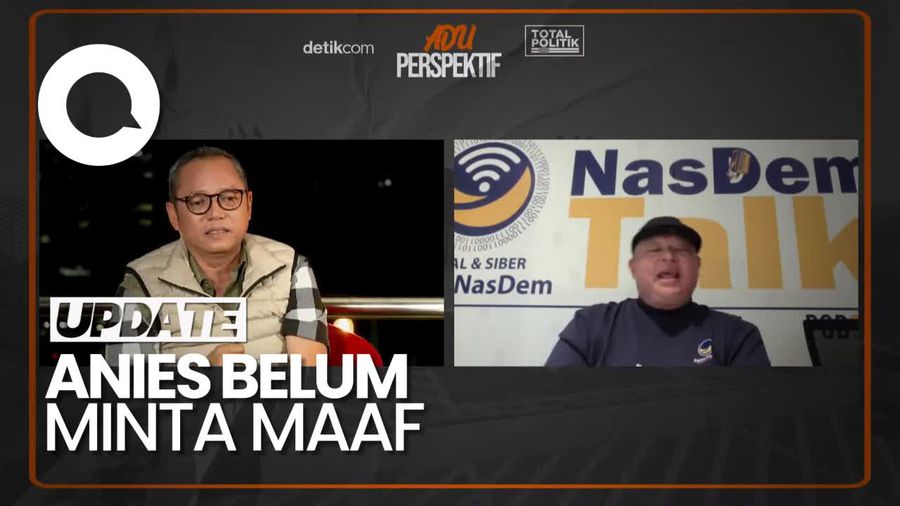 Debat Panas Politisi PDIP-NasDem soal Dosa Anies di Pilgub DKI 2017