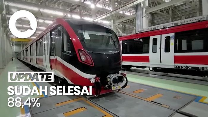 Kejar Beroperasi Juli 2023, LRT Jabodebek Hampir Rampung