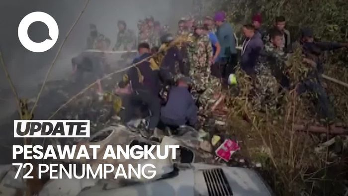 Pesawat Jatuh di Nepal, 40 Orang Tewas