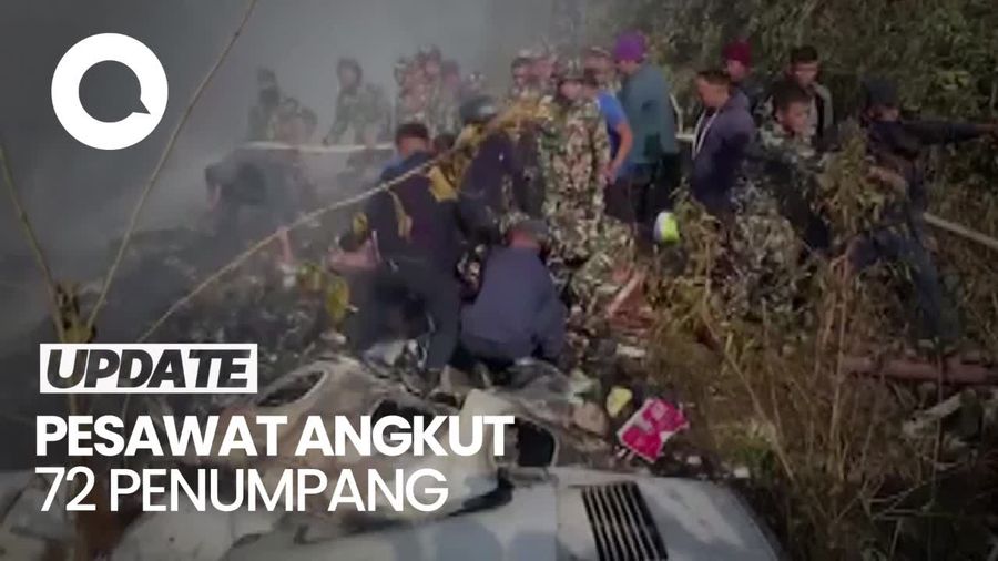 Pesawat Jatuh di Nepal, 40 Orang Tewas