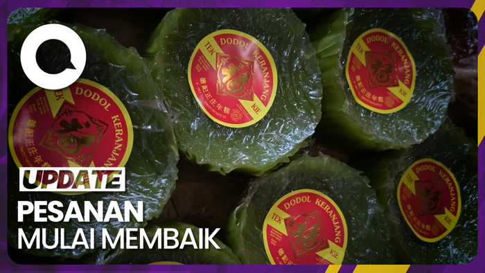 Geliat Pengusaha Kue Keranjang di Bandung Jelang Imlek