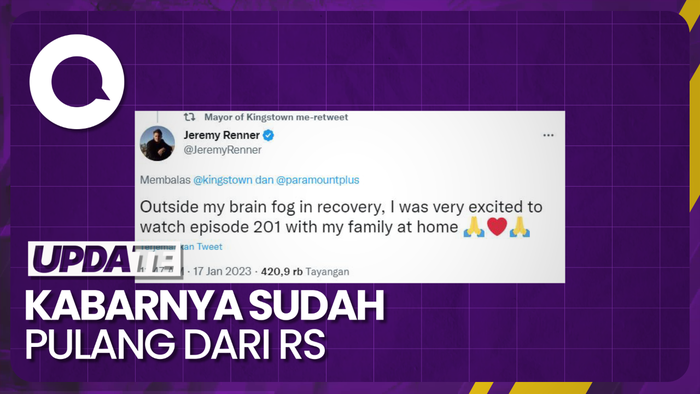 Kabar Terkini Jeremy Renner Usai Kecelakaan saat Bersihkan Salju