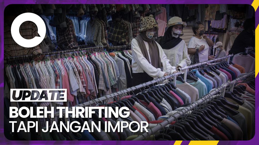 Sandiaga Uno Sambut Baik Tren Thrifting di Kalangan Anak Muda
