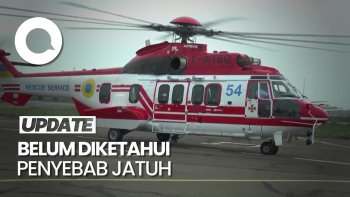 Wujud Heli Super Puma yang Jatuh Saat Angkut Mendagri Ukraina