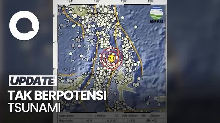 Sulut Diguncang Gempa Berkekuatan M 7.1