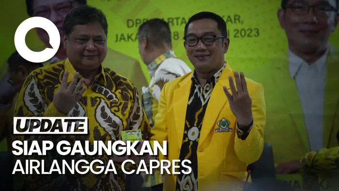 Resmi Jadi Kader Golkar, RK: Nanti Banyak Anak Muda Menguning