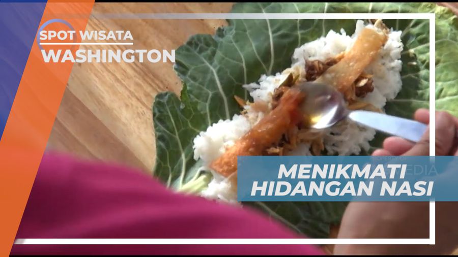 Lezatnya Menu Unik Nasi Bungkus Daun Segar yang Meggoda, Washington