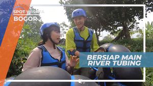 Bersiap Pacu Adrenalin Bermain River Tubing di Sungai Cigaok, Bogor