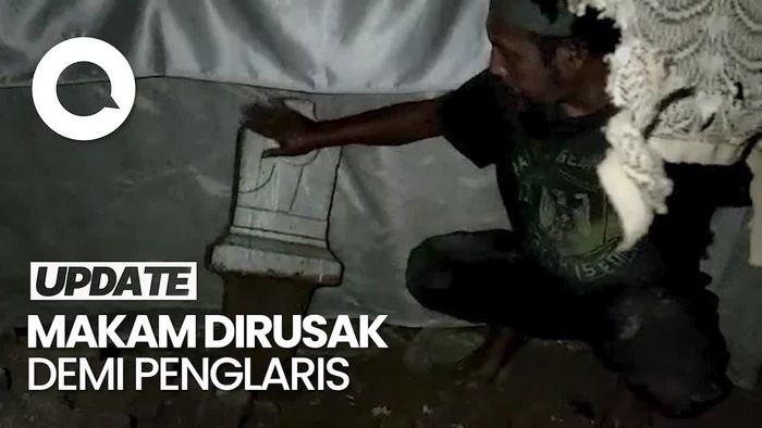 Geger Emak di Majalengka Rusak Makam Keramat gegara Bisikan Gaib