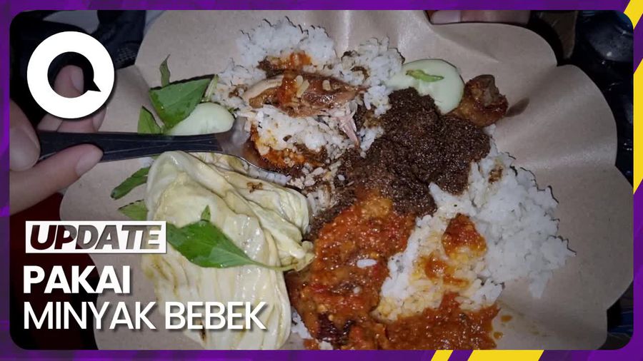 Kata Penjual soal Kuliner Nasi Minyak Bebek Surabaya yang Lagi Viral