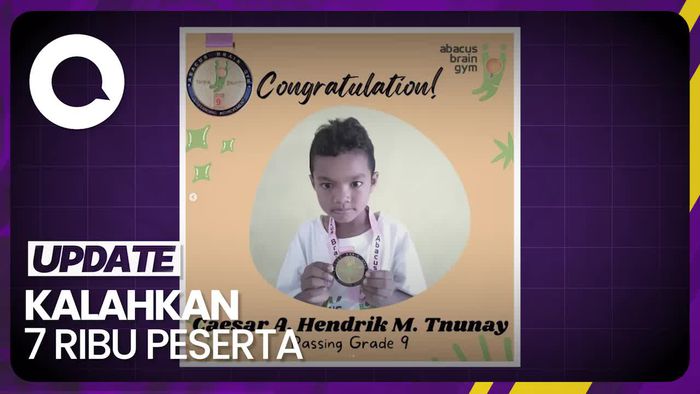 Ini Nono, Siswa SD NTT yang Menang Lomba Matematika Tingkat Dunia