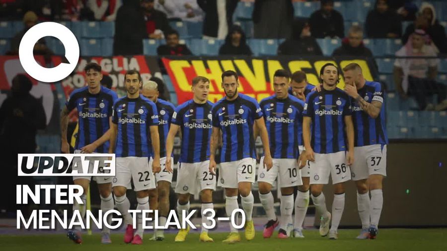 Inter Juara Piala Super Italia Usai Pecundangi Milan