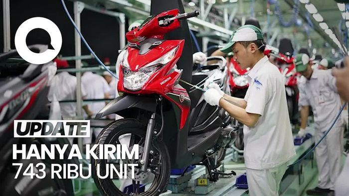Penjualan Motor di RI Melonjak, Tak Diikuti Ekspor