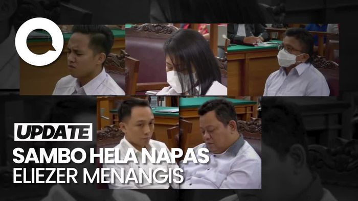 Beda Mimik Sambo hingga Eliezer Saat Dengarkan Tuntutan Jaksa