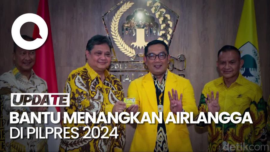 Golkar Tegas Airlangga Capres, RK Harus Loyal Terhadap Putusan Partai