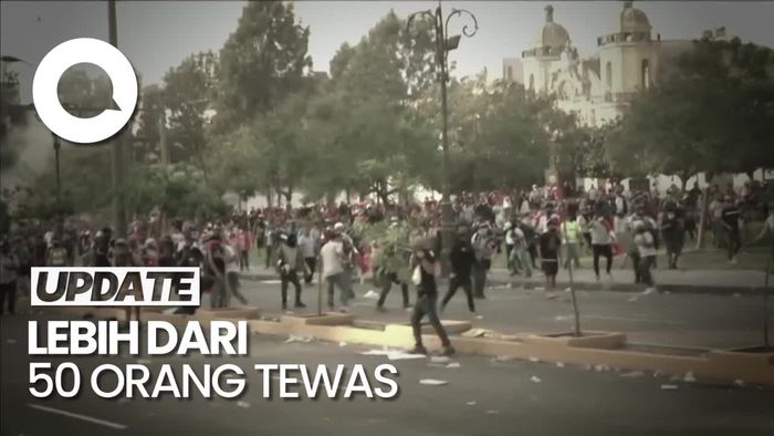 Lima Memanas! Aksi Menuntut Presiden Peru Mundur Terus Berlanjut
