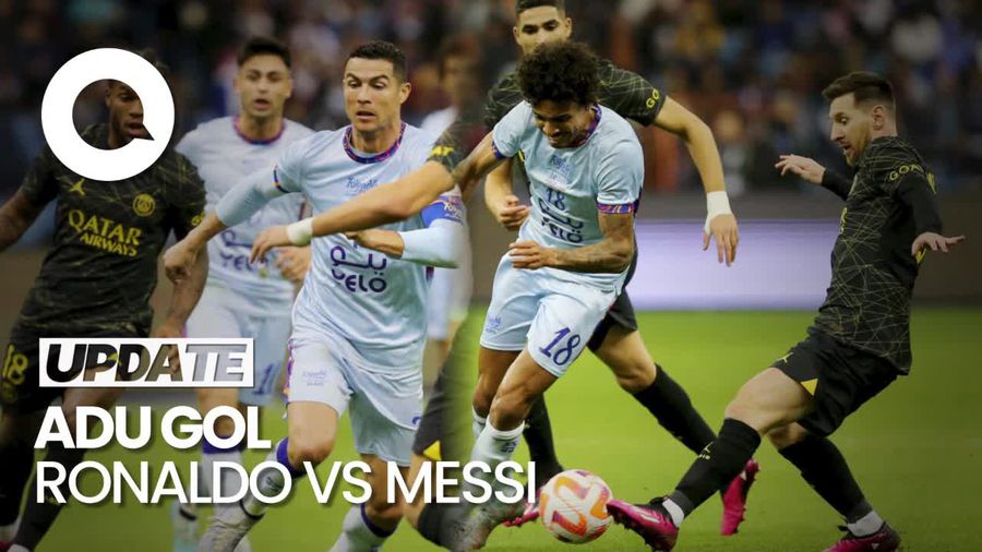 PSG Kalahkan Riyadh All Star, Messi-Ronaldo Saling Balas Gol