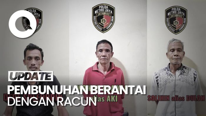 Wajah Para Pelaku Pembunuhan Serial Killer di Bekasi-Cianjur