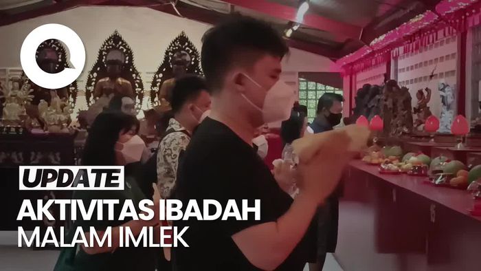 Suasana Malam Imlek di Kawasan Petak Sembilan 