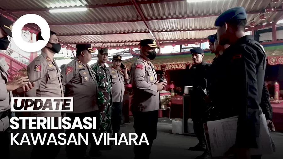 Polisi Terjunkan Jibom Amankan Perayaan Imlek di Kawasan Petak Sembilan