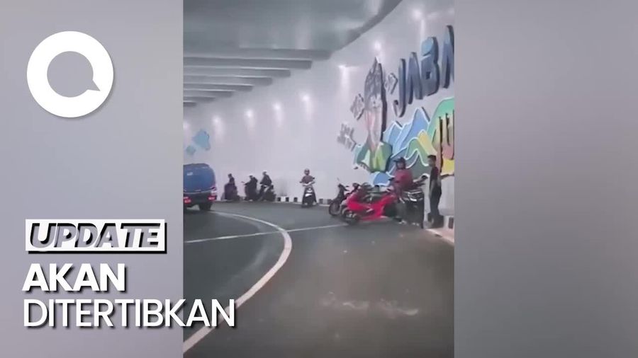 Duh, Underpass Dewi Sartika Depok Malah Jadi Tempat Nongkrong