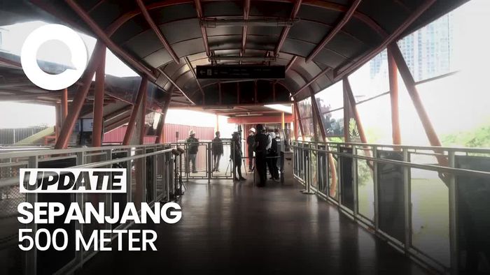 Menjajal Skywalk Kebayoran Lama, Penghubung Akses KRL-TransJakarta