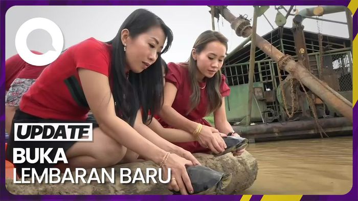 Warga Tionghoa Jambi Gelar Tradisi Fang Sheng Jelang Imlek