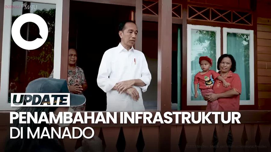 Momen Jokowi Tinjau Homestay di Bunaken-Pantai Malalayang