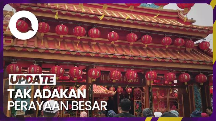 Suasana Klenteng Tertua di Bekasi Jelang Tahun Baru Imlek