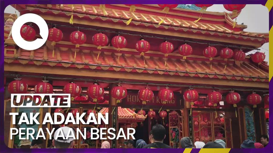 Suasana Klenteng Tertua di Bekasi Jelang Tahun Baru Imlek