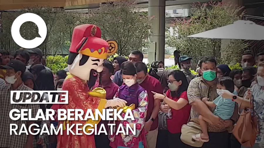 Suasana Kemeriahan Perayaan Imlek di Deli Park Mall