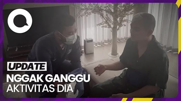 Indra Bekti Belum Tahu Kepalanya Dipasang Selang Permanen 