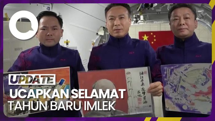 Astronaut China Rayakan Tahun Baru Imlek di Stasiun Luar Angkasa