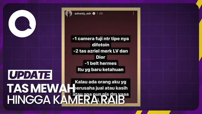Curhat Ashanty Rumahnya Dibobol Maling
