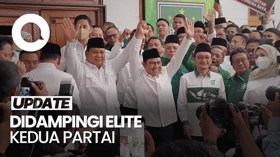 Prabowo-Cak Imin Resmikan Sekber Gerindra-PKB