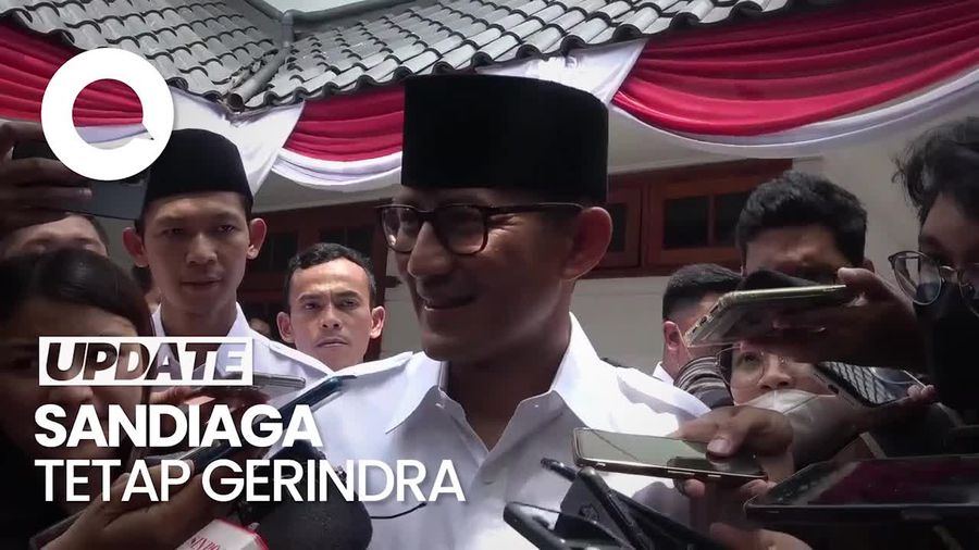 Sandi Tegaskan Kesetiaan di Gerindra, Siap Dukung Keputusan Partai