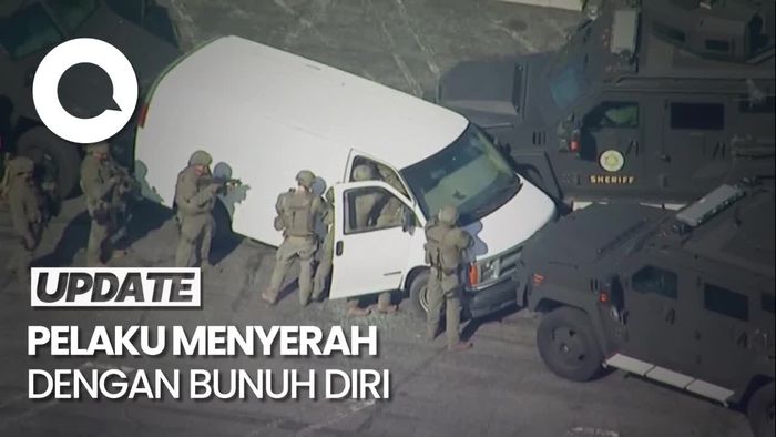Pelaku Penembakan Massal di California Bunuh Diri Usai Dikepung Polisi
